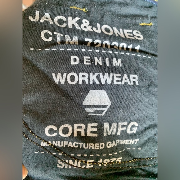 Jack and Jones Denim workwear CORE Anti Fit Button Fly - Picture 4 of 8